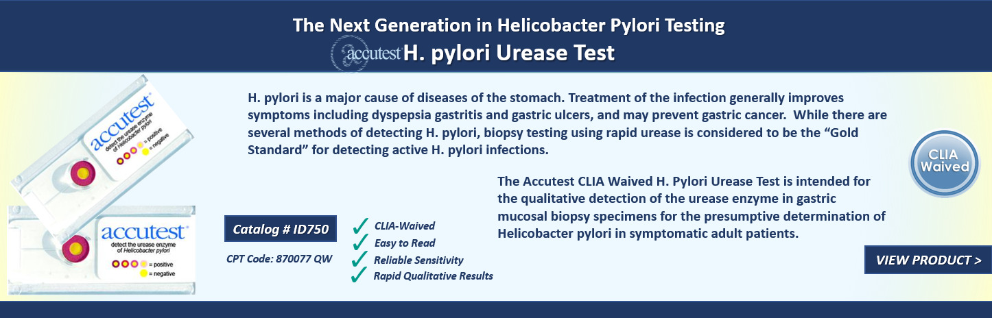 H. pylori Urease Test Banner