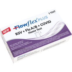Flowflex Plus RSC Flu A/B Covid 19 4-in-1 Home Test