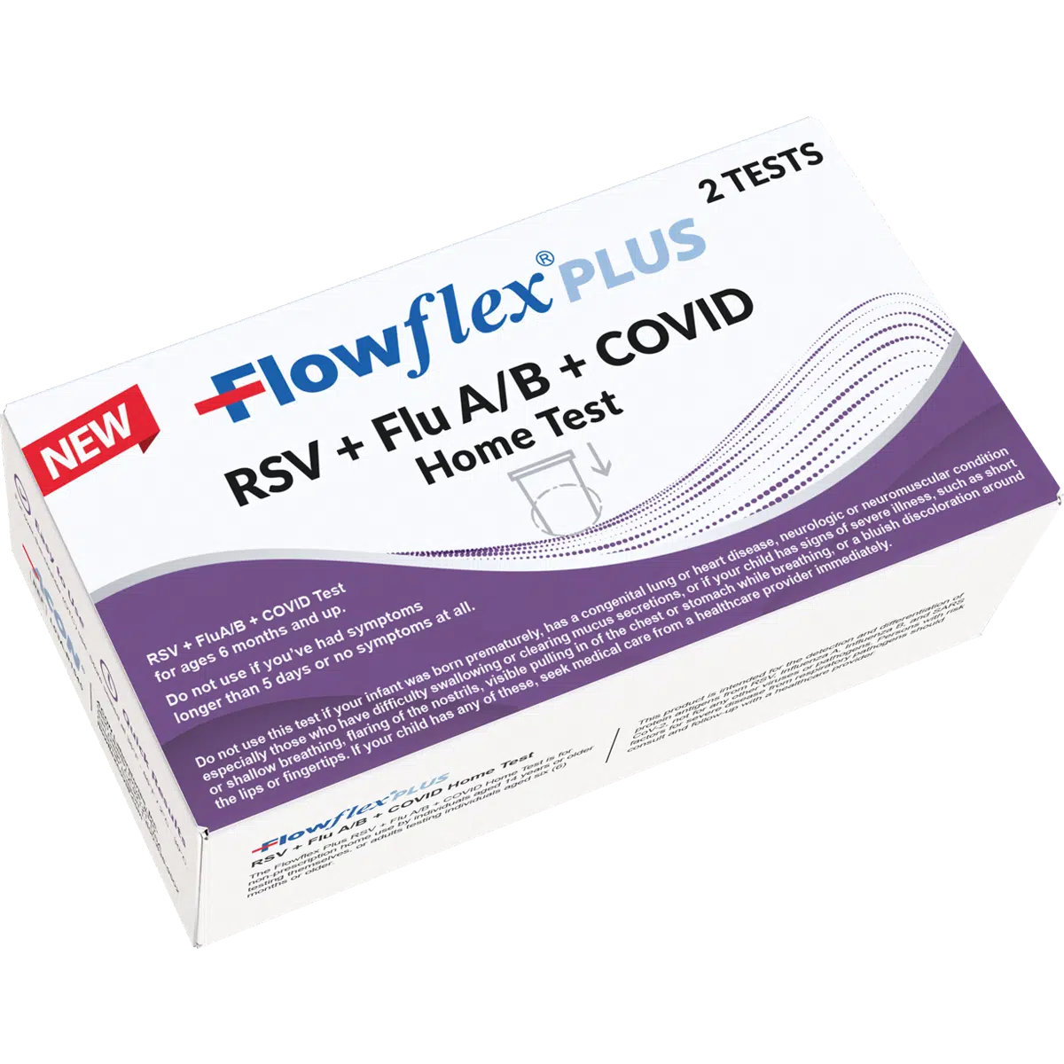 Flowflex Plus RSC Flu A/B Covid 19 4-in-1 Home Test