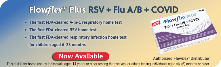 Flowflex RSV Flu A/B Covid 4-in-1 home test